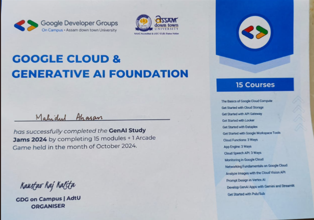 Google Cloud and Generative AI Foundation